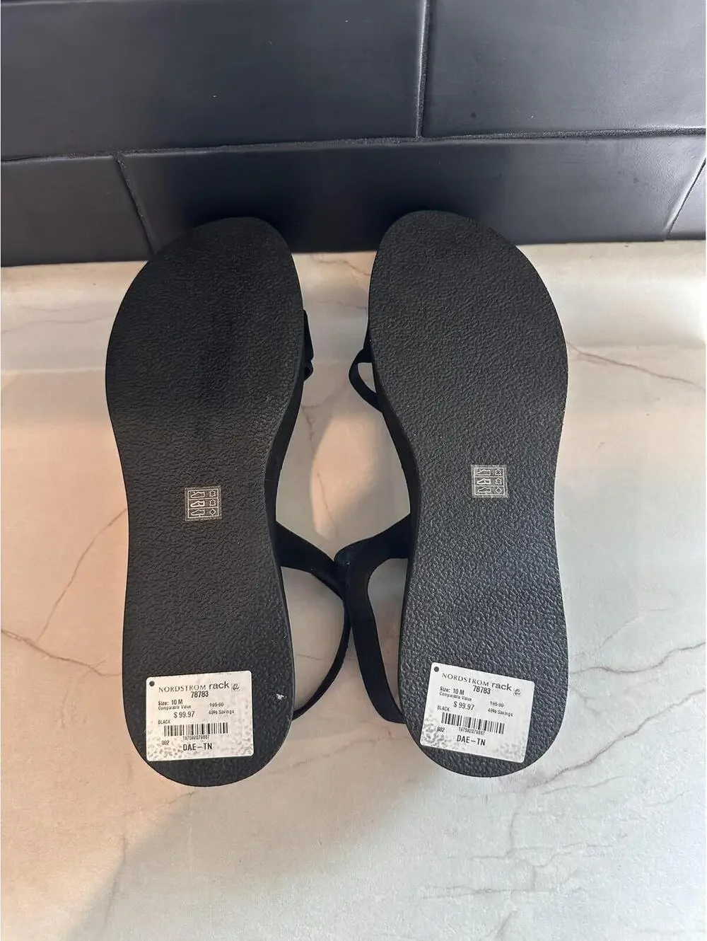 NEW Eileen Fisher Dae Leather Wedge Platform Strappy Sandals Black Women’s sz 10 - Picture 7 of 15